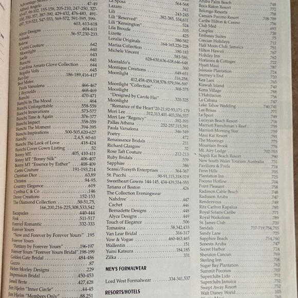 Vintage MODERN BRIDE Magazine February March 1995 - Picture 6 of 7